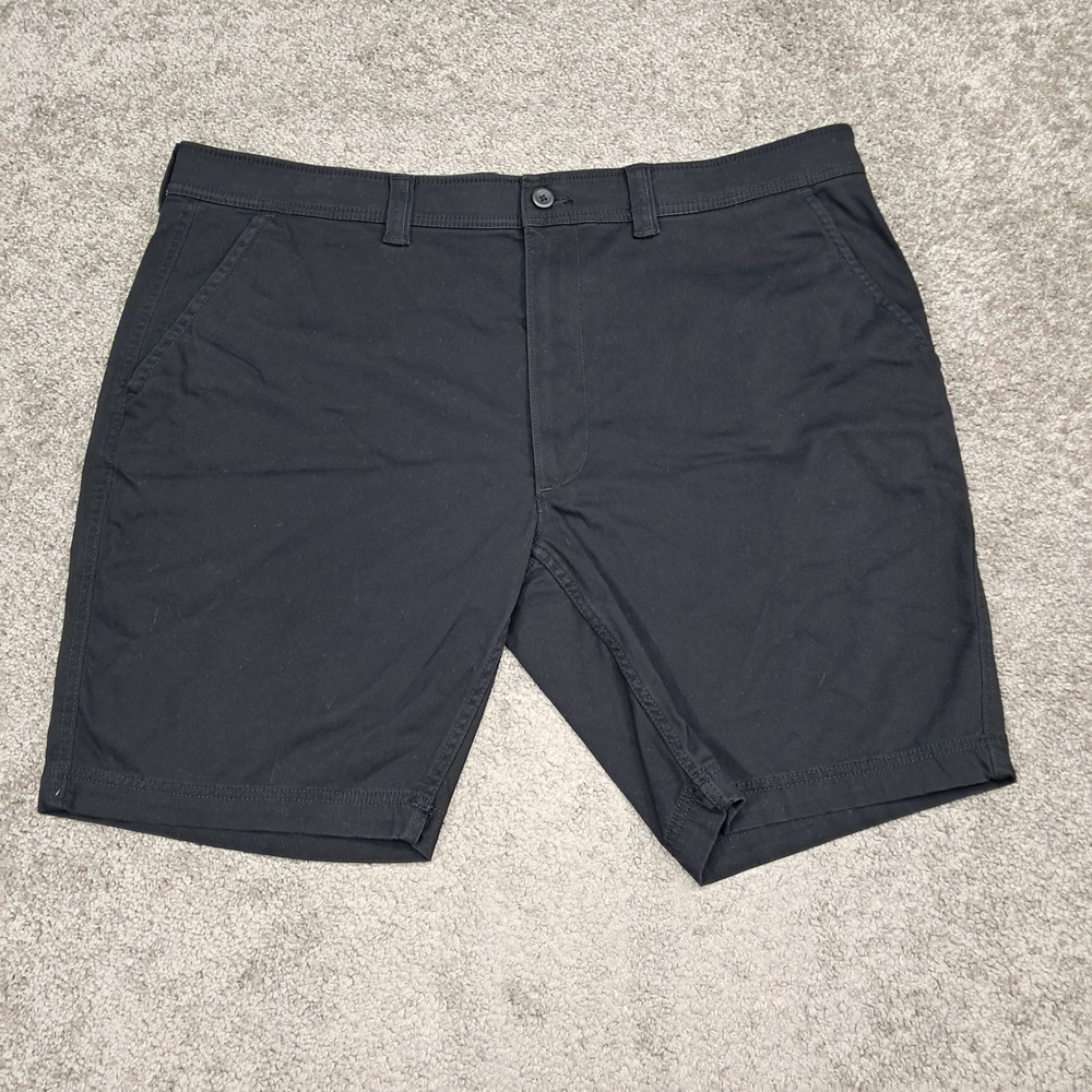 The Foundry Supply Co Mens Black Chino Shorts Size 44 Stretch Cotton Casual